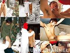 【ACCEED：Full HD】『イクぜ!!1st fight』露出狂の青年●●『雪山で素っ裸に縛られ車内で●●』