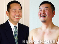 【over40】笑顔が素敵な男前40代リーマンふたりが、部下にアナルをガンガンに掘られる!秘蔵映像も＜特別価格＞