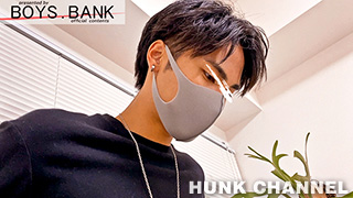 【BOYS.BANK：Full HD】巨根が悩みの超絶童貞イケメン!!初フェラを男に奪われ乱れまくりでブッ放す!!