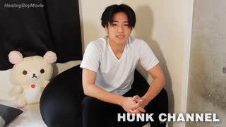 【HealingBoyMovie：Full HD】初デビュー!!笑顔が可愛い18歳大学生のノンケ男子が初登場!綺麗な体でシコシコオナニー♪