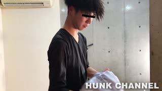 【HealingBoyMovie：Full HD】初デビュー!!20歳のヤンチャ系イケメンが女子大生に手コキとフェラされ超緊張!最後は大量射精♪