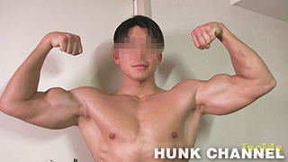 【inside：Full HD】高身長マッチョ君、女の子とヤるつもりが相手はまさかの男?気持ち良くってイっちゃった