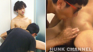 【メンズブレイカー：Full HD】激エロ!大人気の超巨根美形ホストが男の口抜きの快感に声をあげて恍惚の男口内爆射精!!