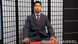 【MOTONARI：Full HD】『性の開放処〜毛夢利（もうむり)』に十四人目来店!!ガッチリ髭のノンケ兄貴、奈良瀬一仁が自慢の剛尻を巨根二人に弄ばれて屈辱の連続中出しされる!!!【生掘り中出し】